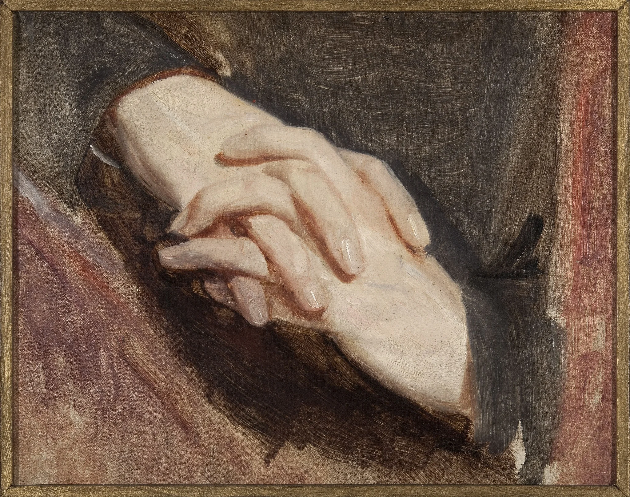 Study of the hands of Sigismund Augustus for the painting “Death of Barbara Radziwiłł”