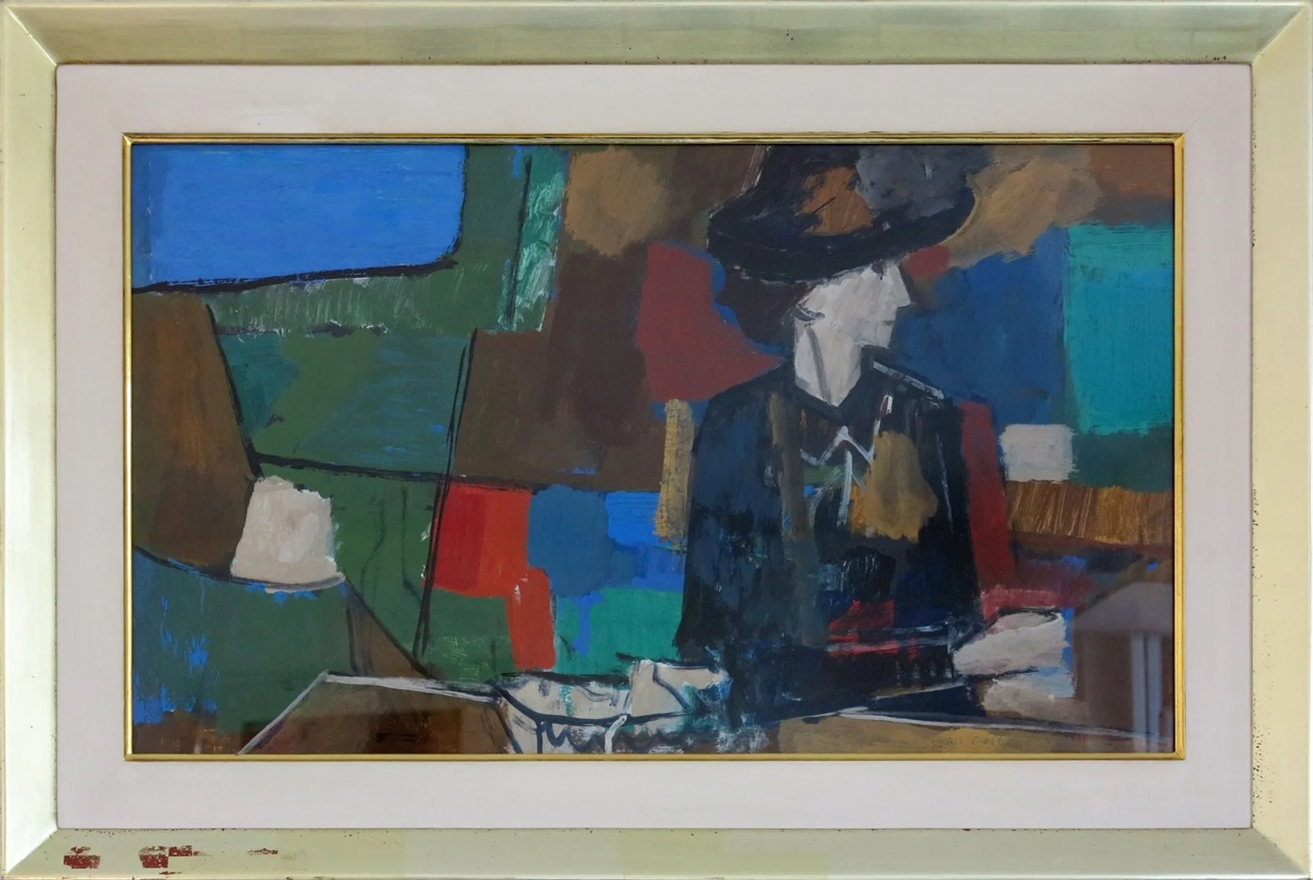 Düblin, Jacques - Malerei, Von Farben umgeben, by Jacques Düblin, unspecified, 1961