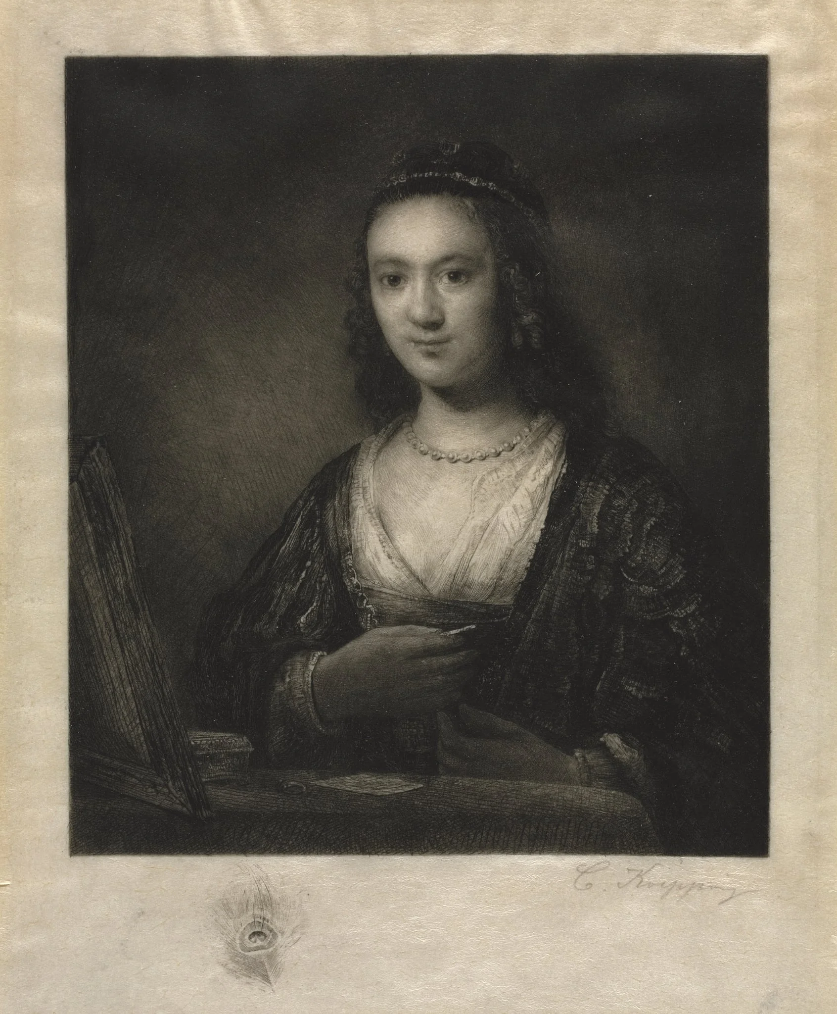 Portrait of a Woman, by Carl Köpping, 1891