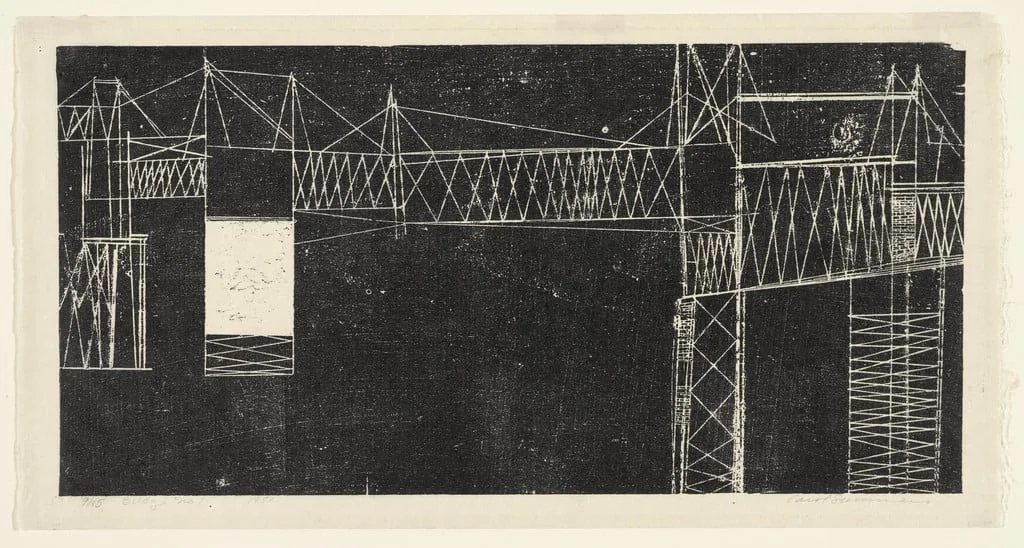 Untitled, by Carol Summers, ink, 1951