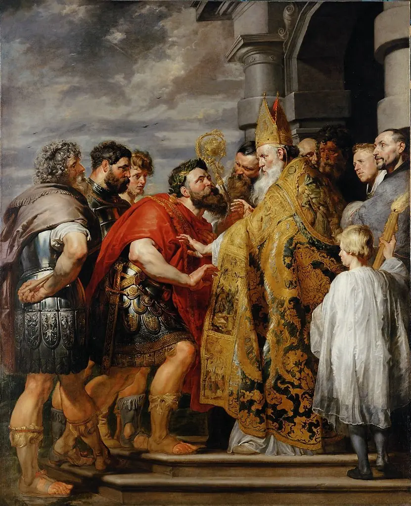 Theodosius and Saint Ambrose