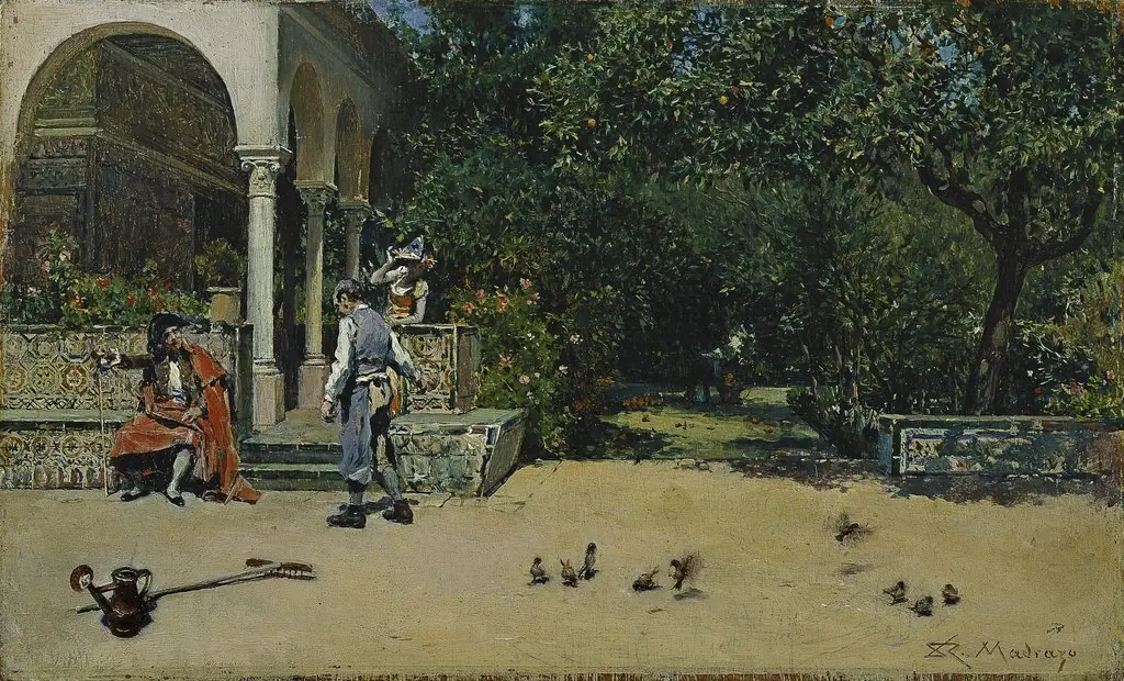 The Pavilion of Charles V in the Gardens of the Alcázar of Seville