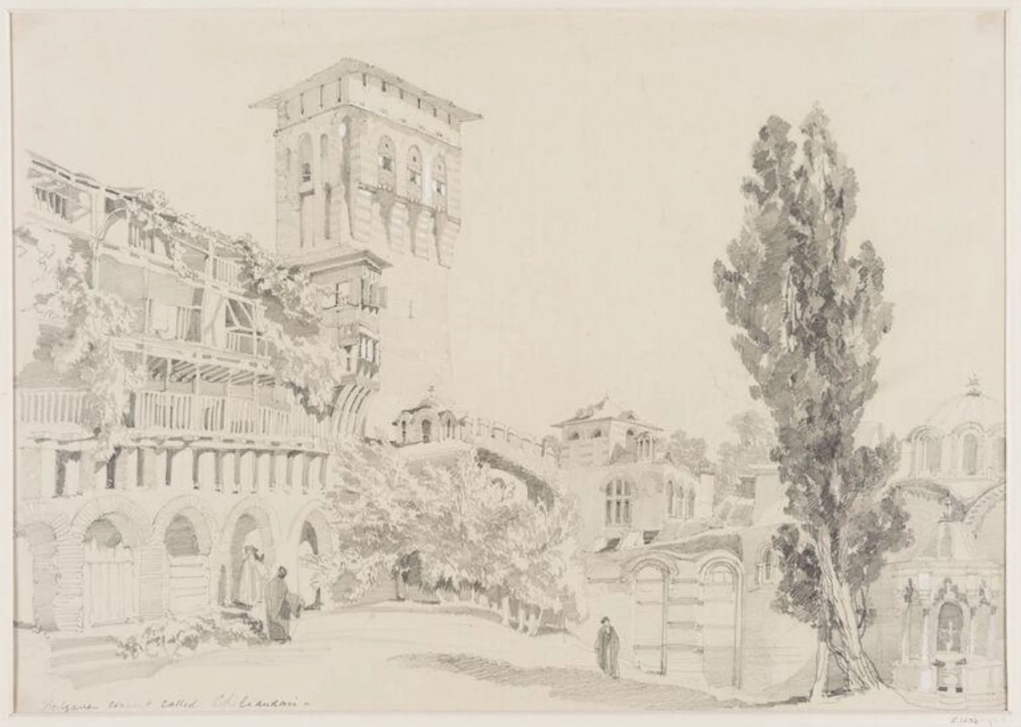 Bulgarian Convent called Chiliandari, by Unknown, 1850