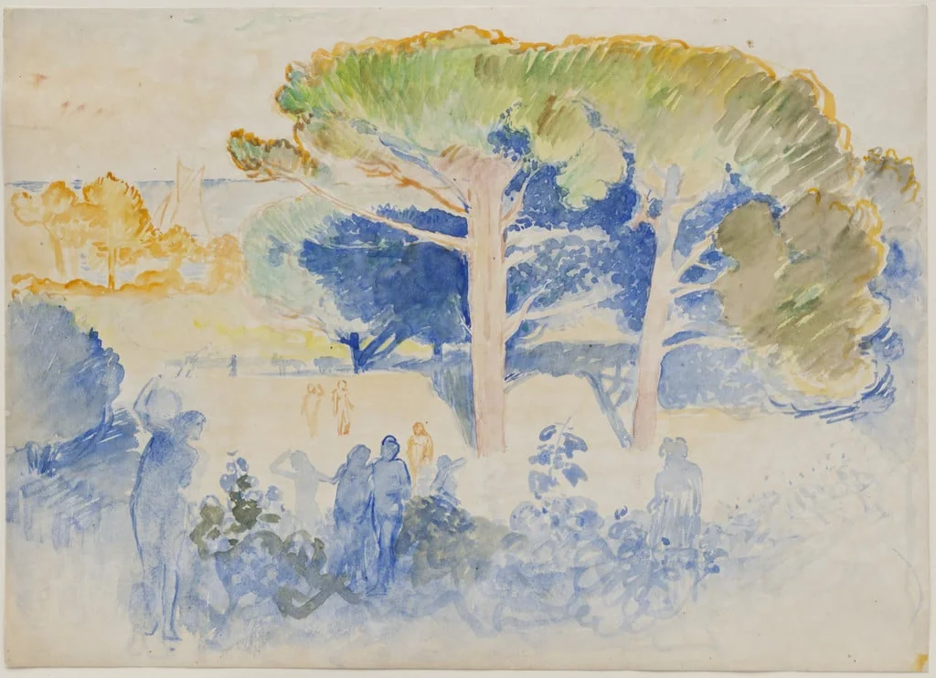 Untitled, by Henri Edmond Cross, watercolor, 1905