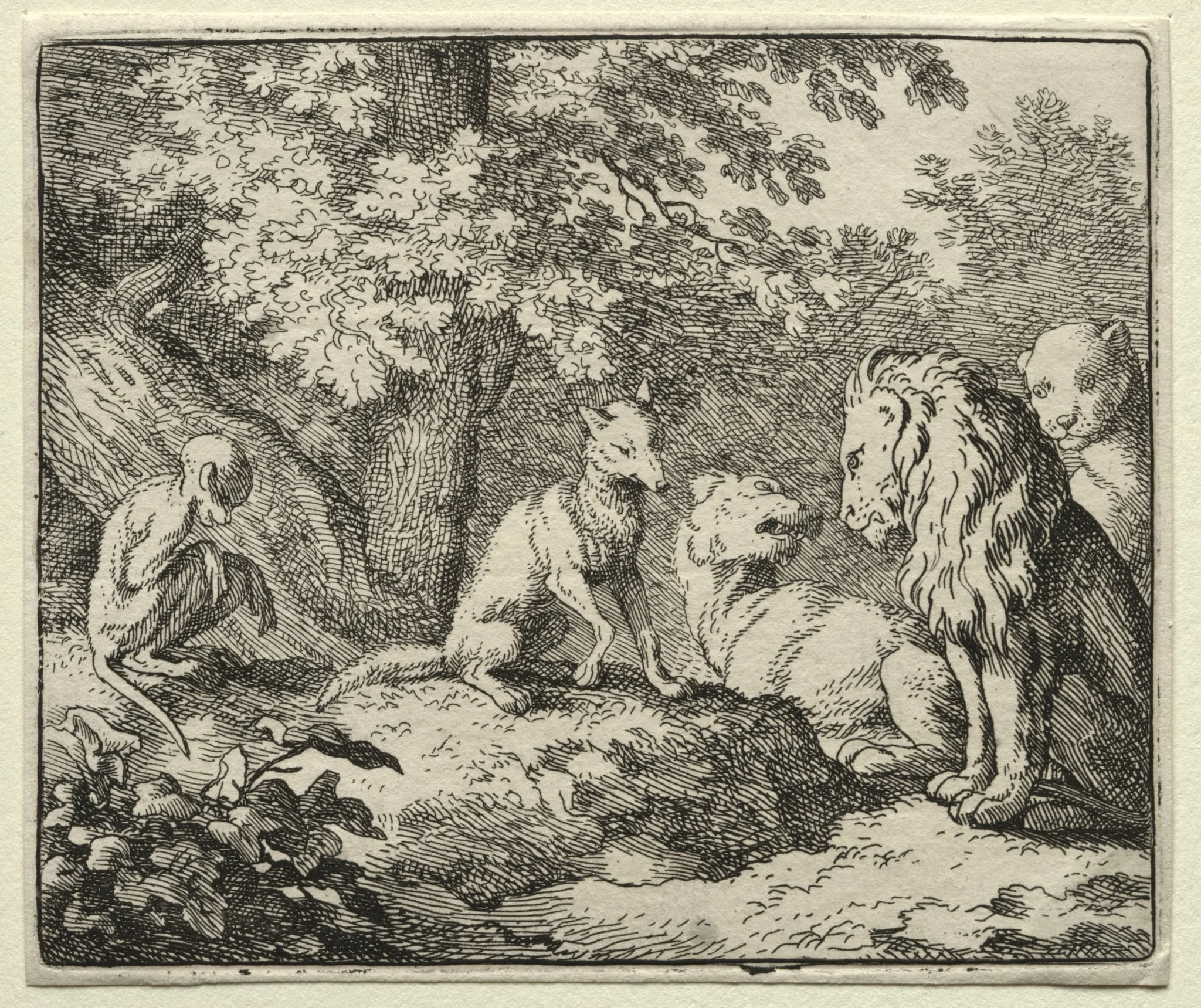 Reynard the Fox:  Further False Testimony from Reynard, by Allart van Everdingen, 1662