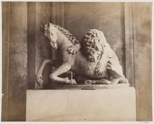 Sculpture - Of a Lion upon a Horse, now in the Palazzo de' Conservatori on the Capitol