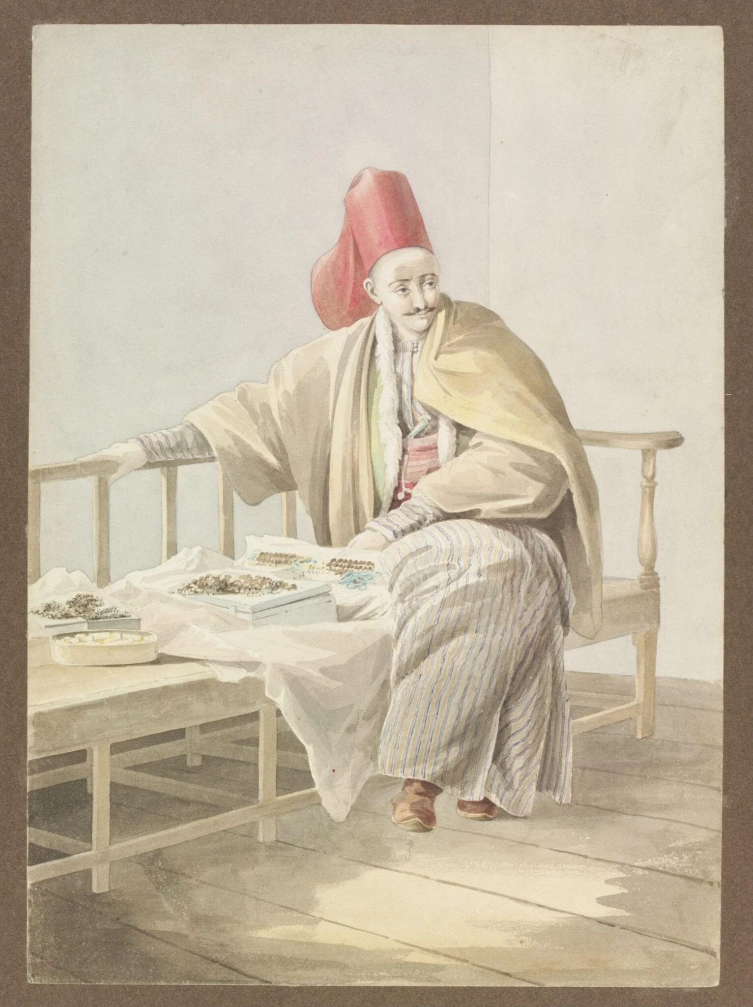 Baltadgi, by William Page, watercolor, 1820