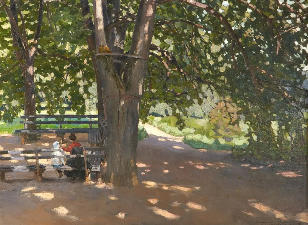In the shade of lime trees
