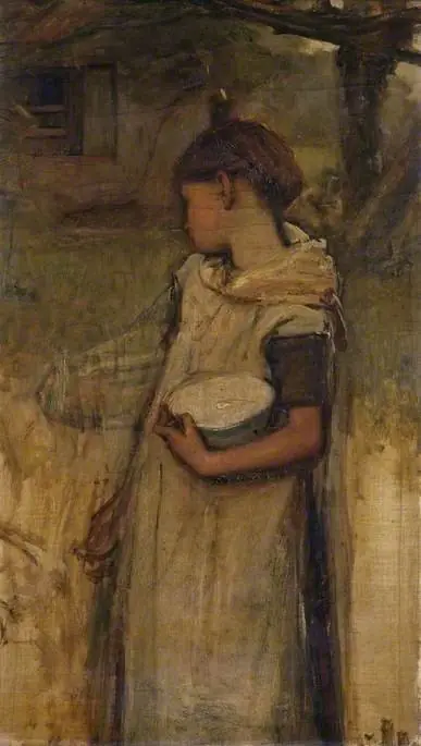 Painting of a girl