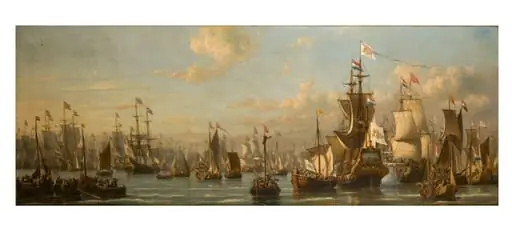 William III Reviewing the Dutch Fleet in 1691