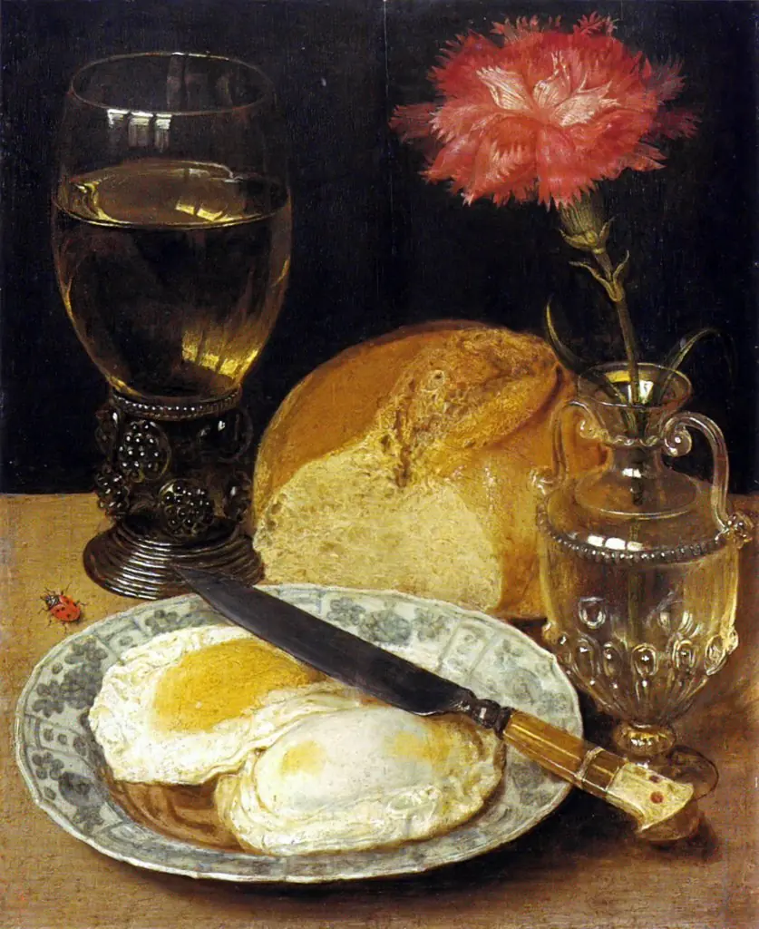 Stil-life with fried eggs