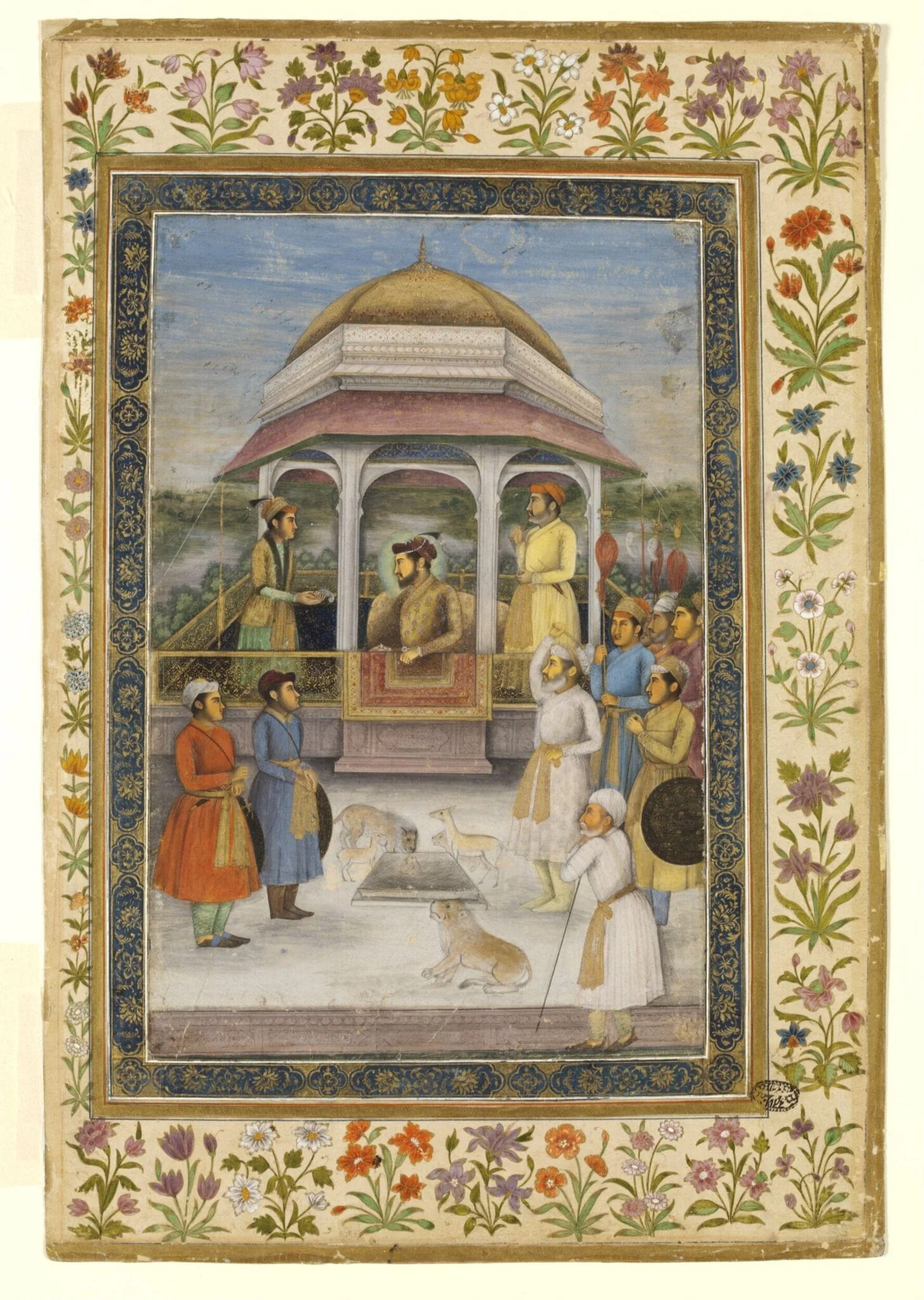 Shah Jahan, by Unknown, paint, 1800