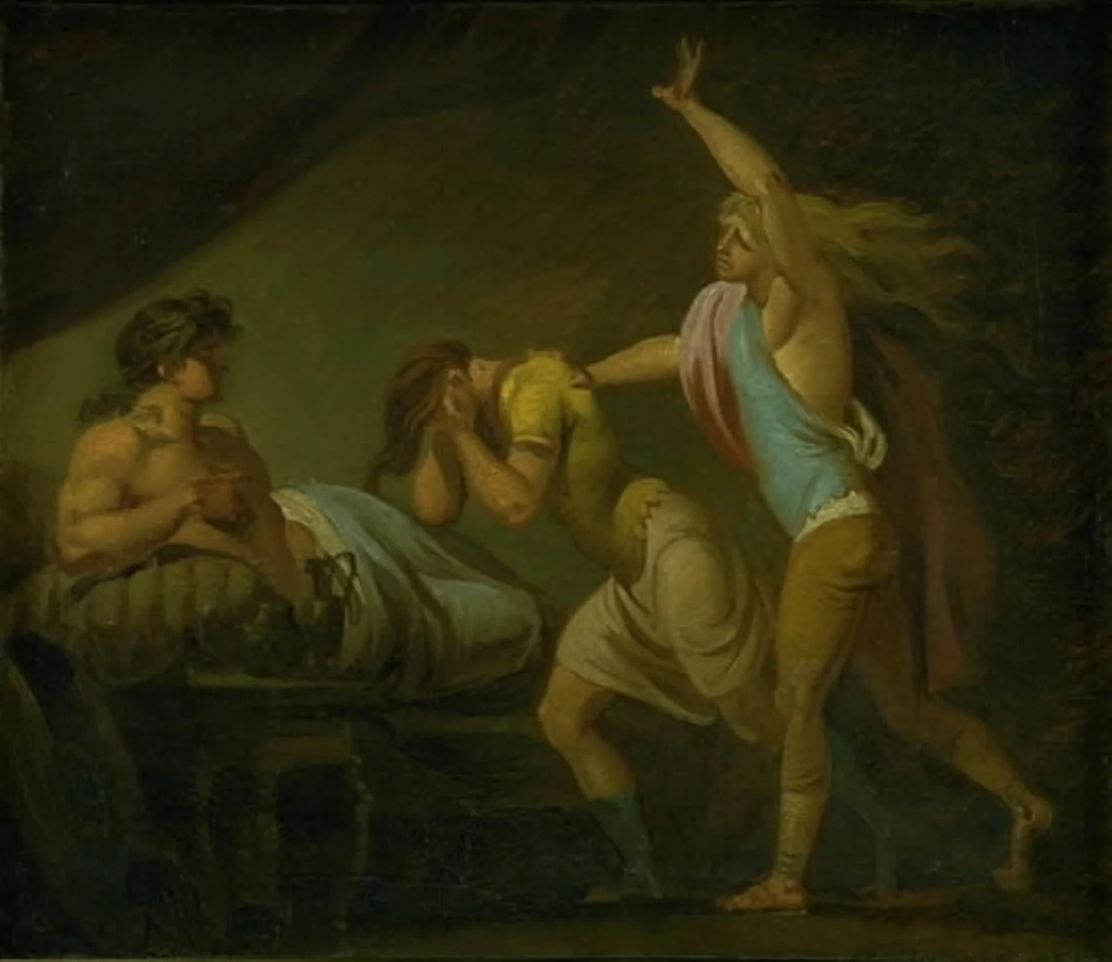 Two Young Men Confessing to Alexander the Great their Conspiracy against Him, by Unknown, 1750