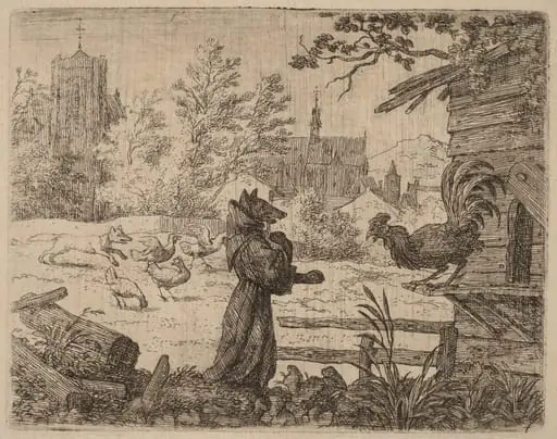 Reynard Disguised as a Monk