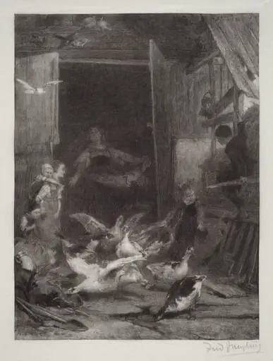 Untitled (Farm Scene)