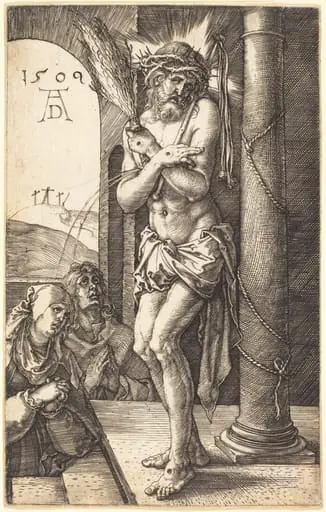 The Man of Sorrows Standing by the Column