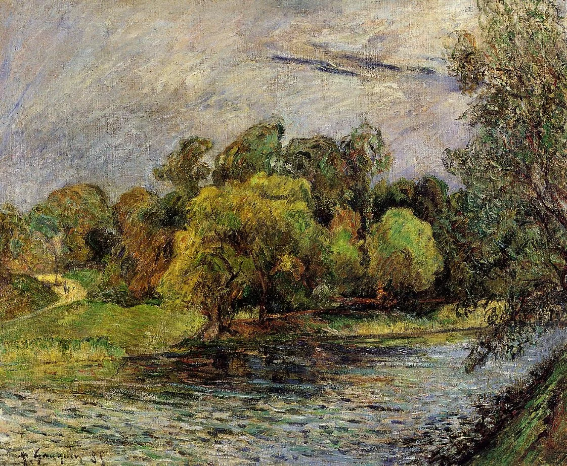 Ostre Anlaeg Park, Copenhagen, by Paul Gauguin, oil, 1893