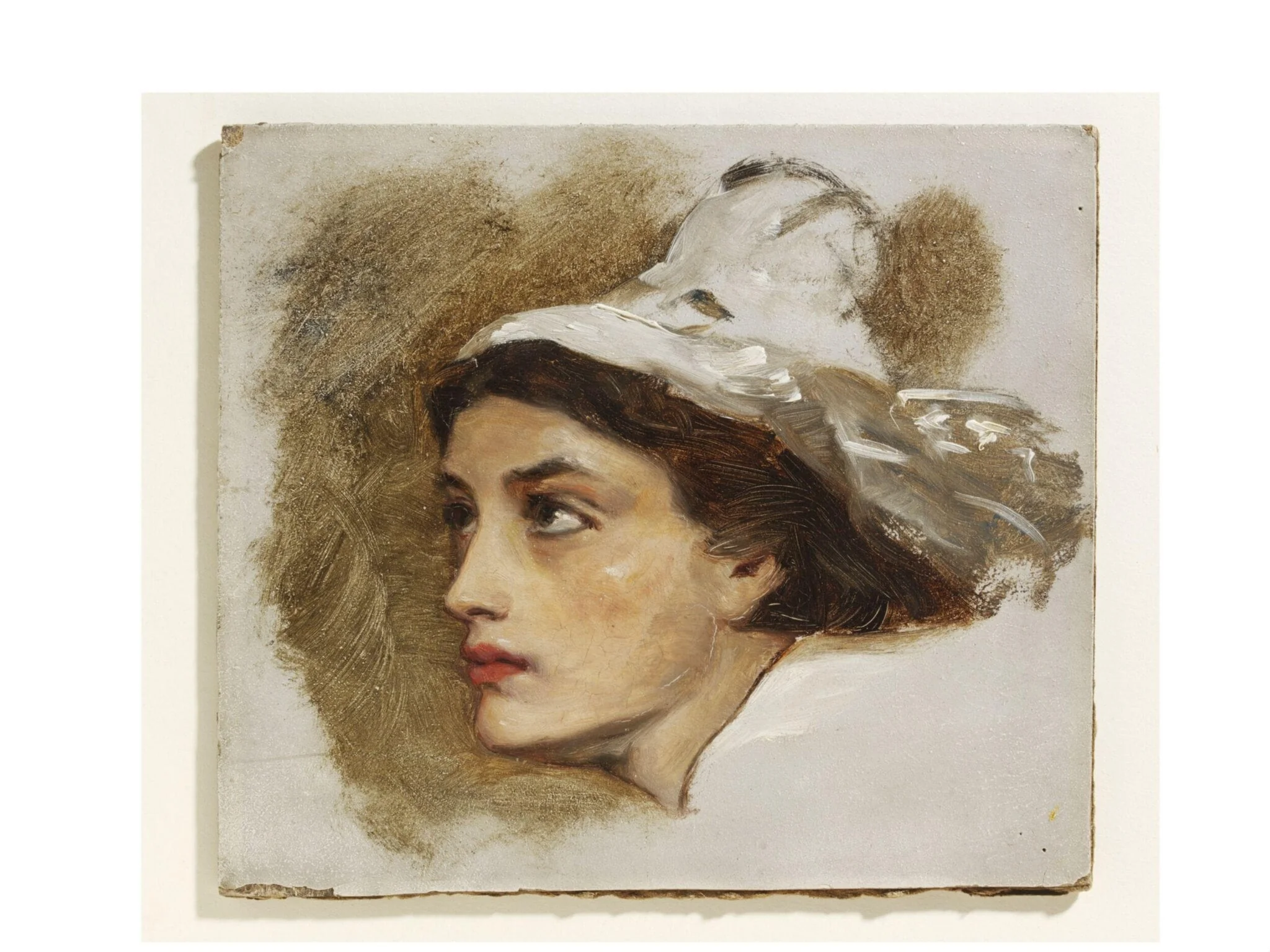 Head of a Welsh fishergirl