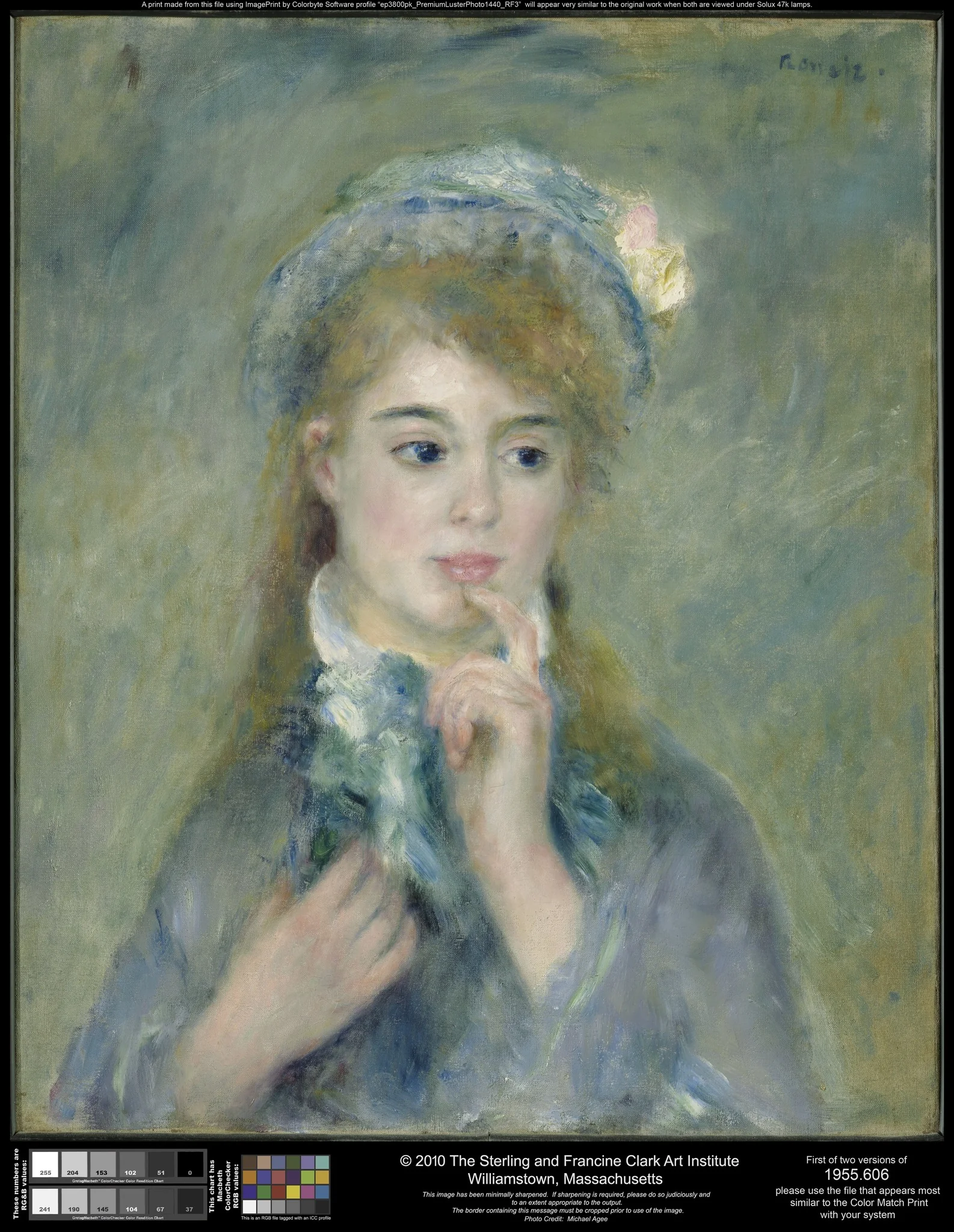 Portrait of a Young Woman (L'Ingenue)