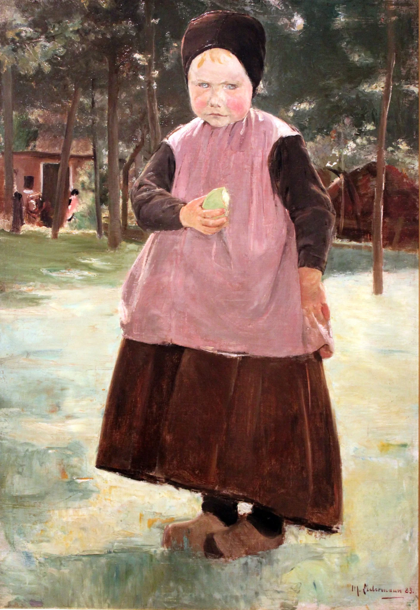 Eva, by Max Liebermann, oil, 1892