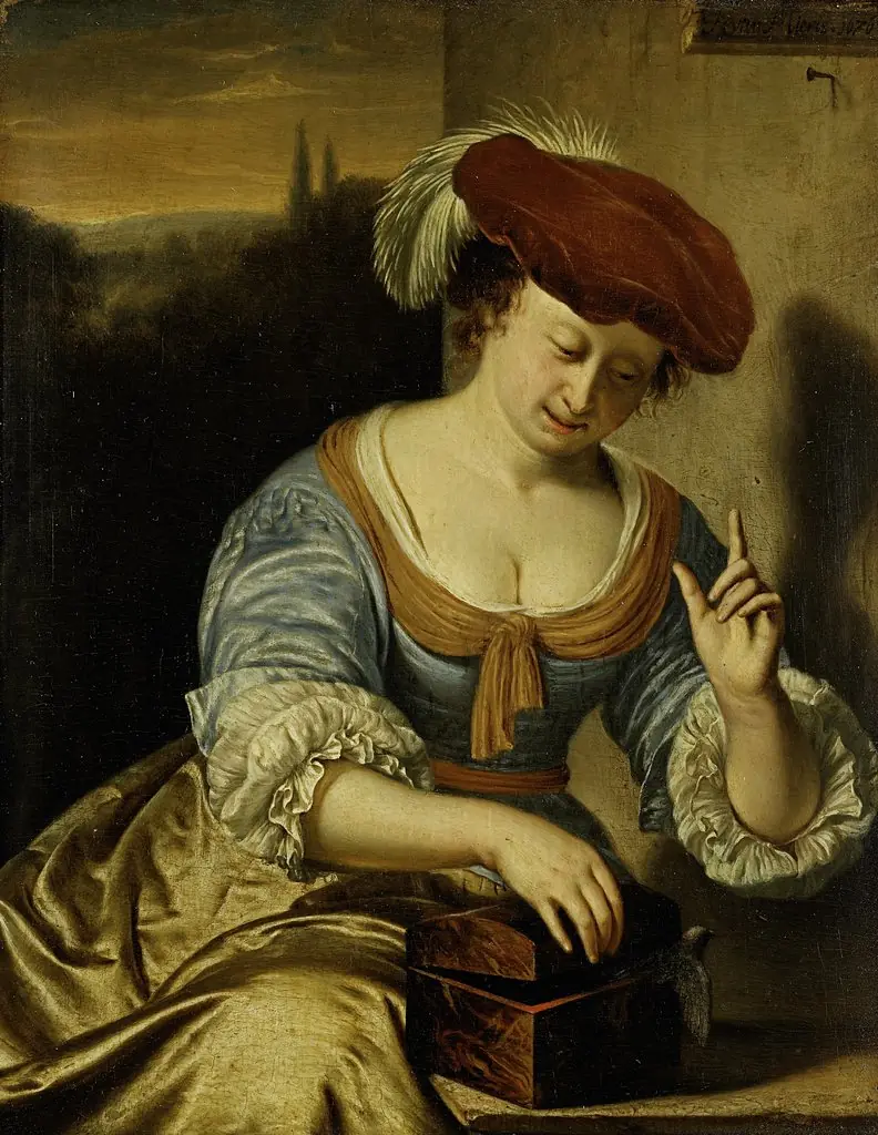 The flown bird: allegory on the loss of virginity