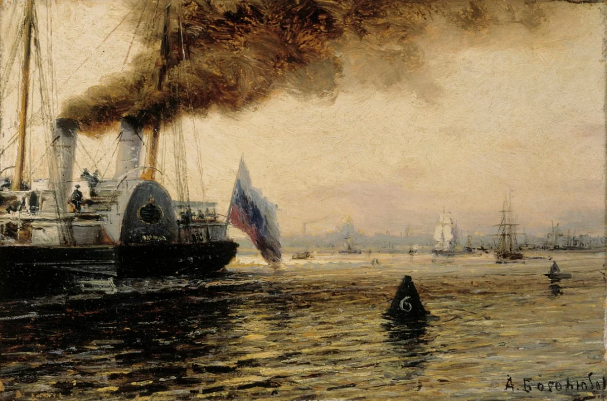 Kronstadtin ankkuripaikka, by Aleksei Bogoljubov, unspecified