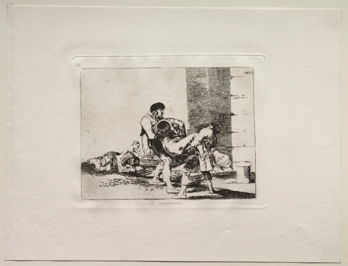 The Horrors of War:  To The Cemetery, by Francisco Goya, 1815