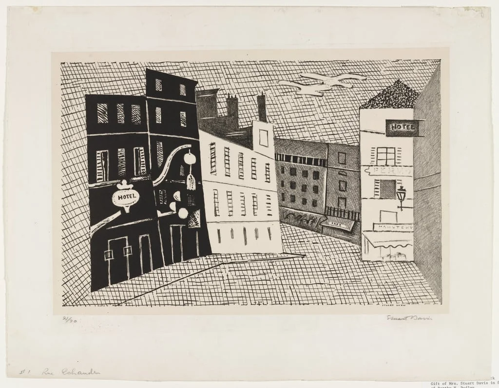 Untitled, by Davis, ink, 1929