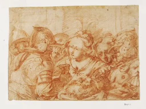 Judith showing the head of Holofernes to the Israelite elders