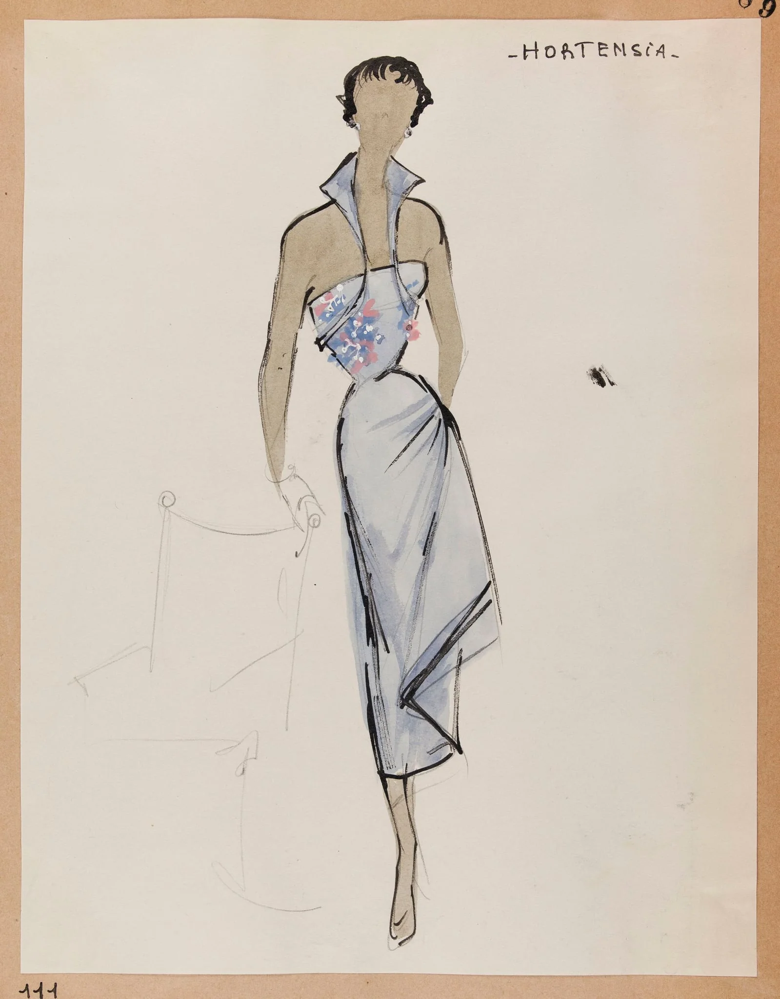 Hortensia, by Carven, 1951