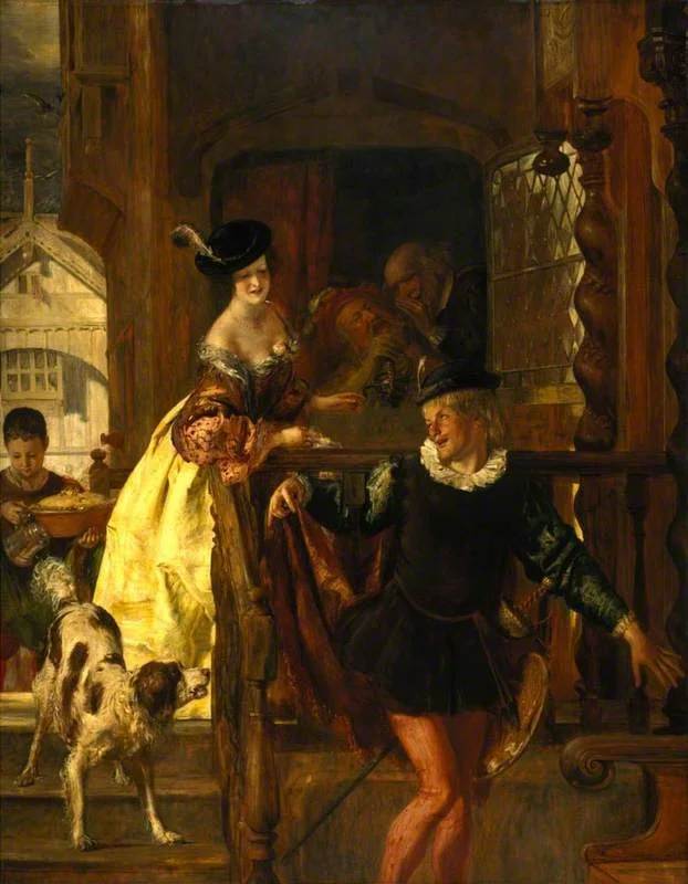 Anne Page Inviting Slender to Dinner
