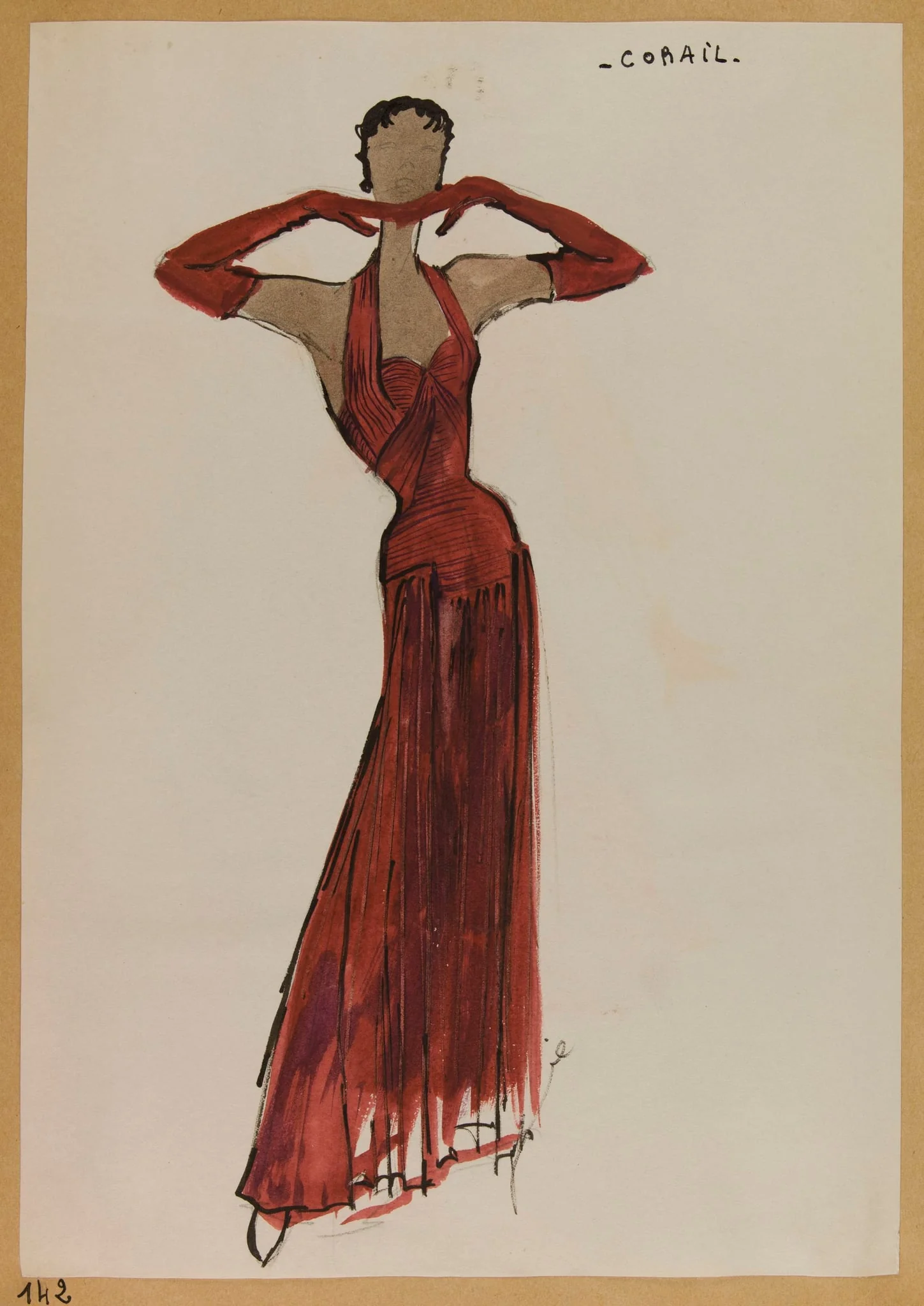 Corail, by Carven, 1952