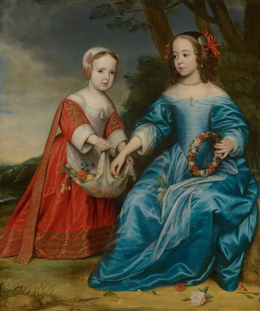 Portrait of William III, Prince of Orange, and Maria, Princess of Orange, as Children