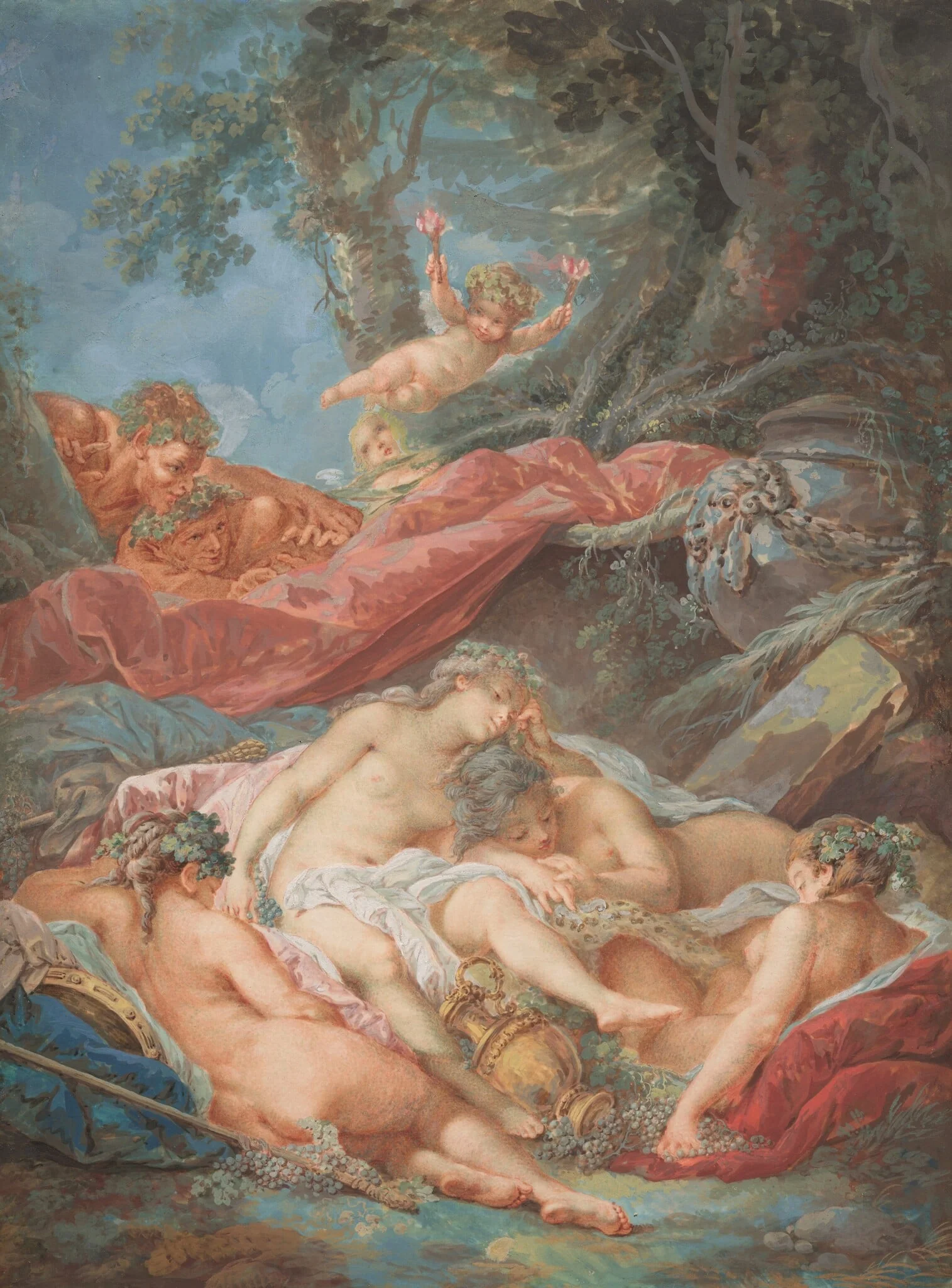 Sleeping Bacchantes