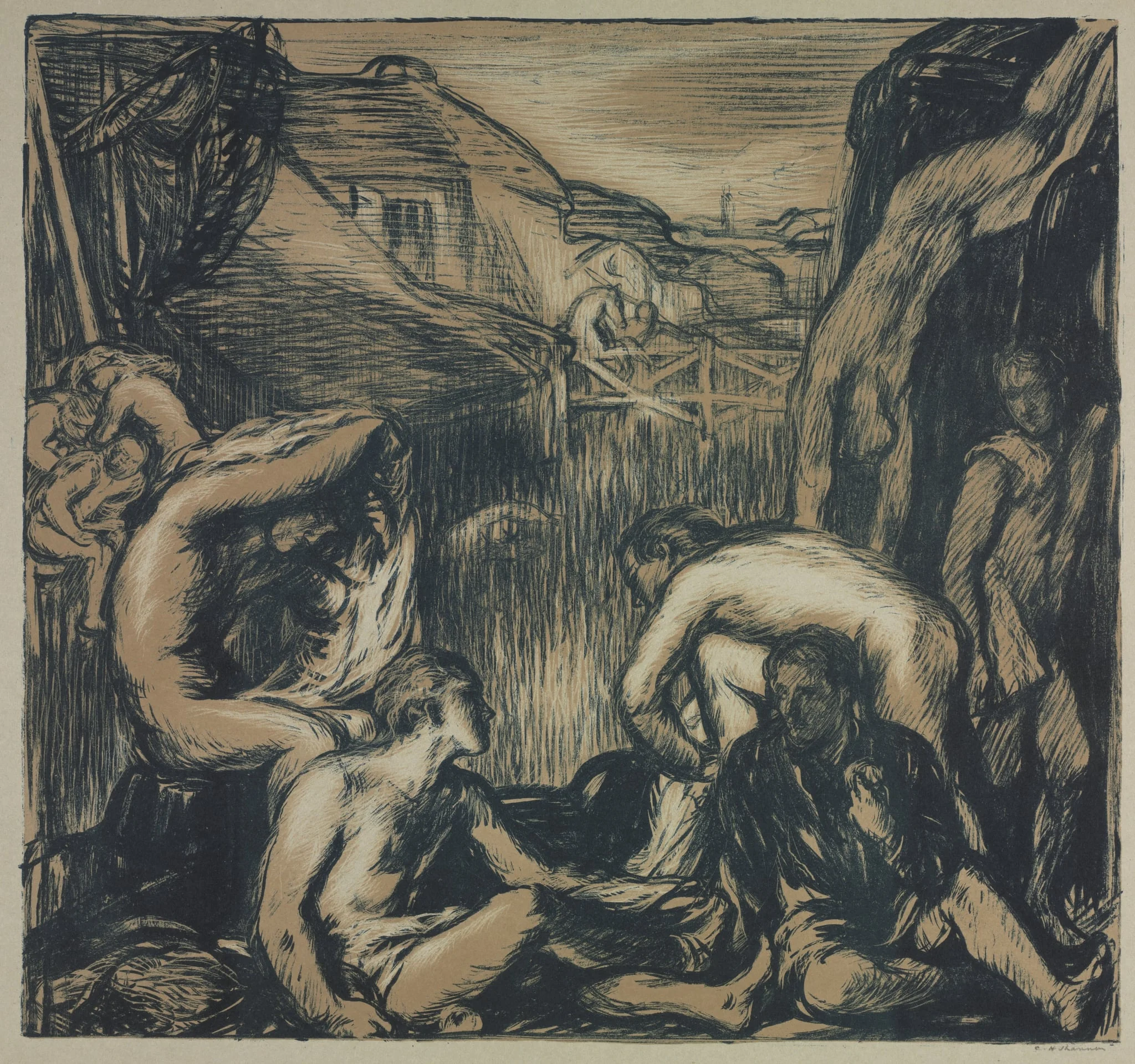 Bathers, by Charles Hasslewood Shannon, 1904