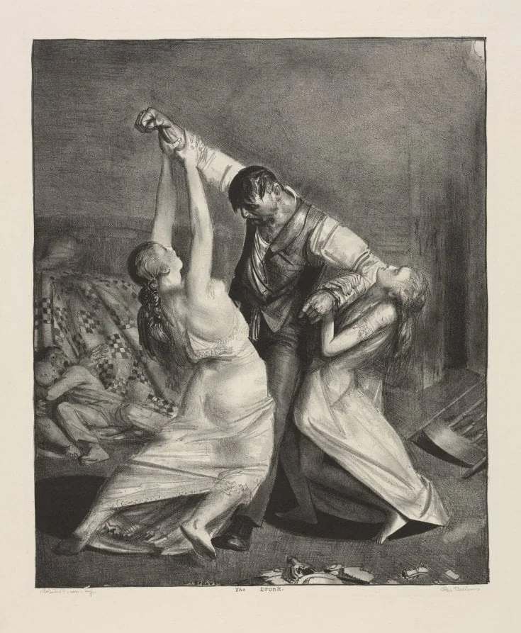 The Drunk, by George Bellows, 1924