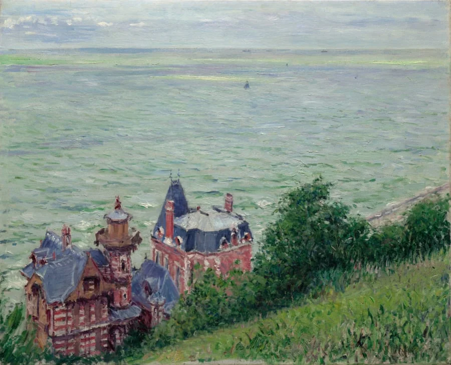 Villas at Trouville, by Gustave Caillebotte, unspecified, 1884
