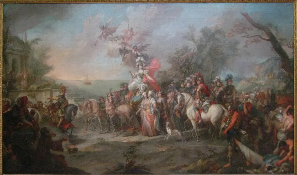 Allegory of Catherine II's Victory over the Turks