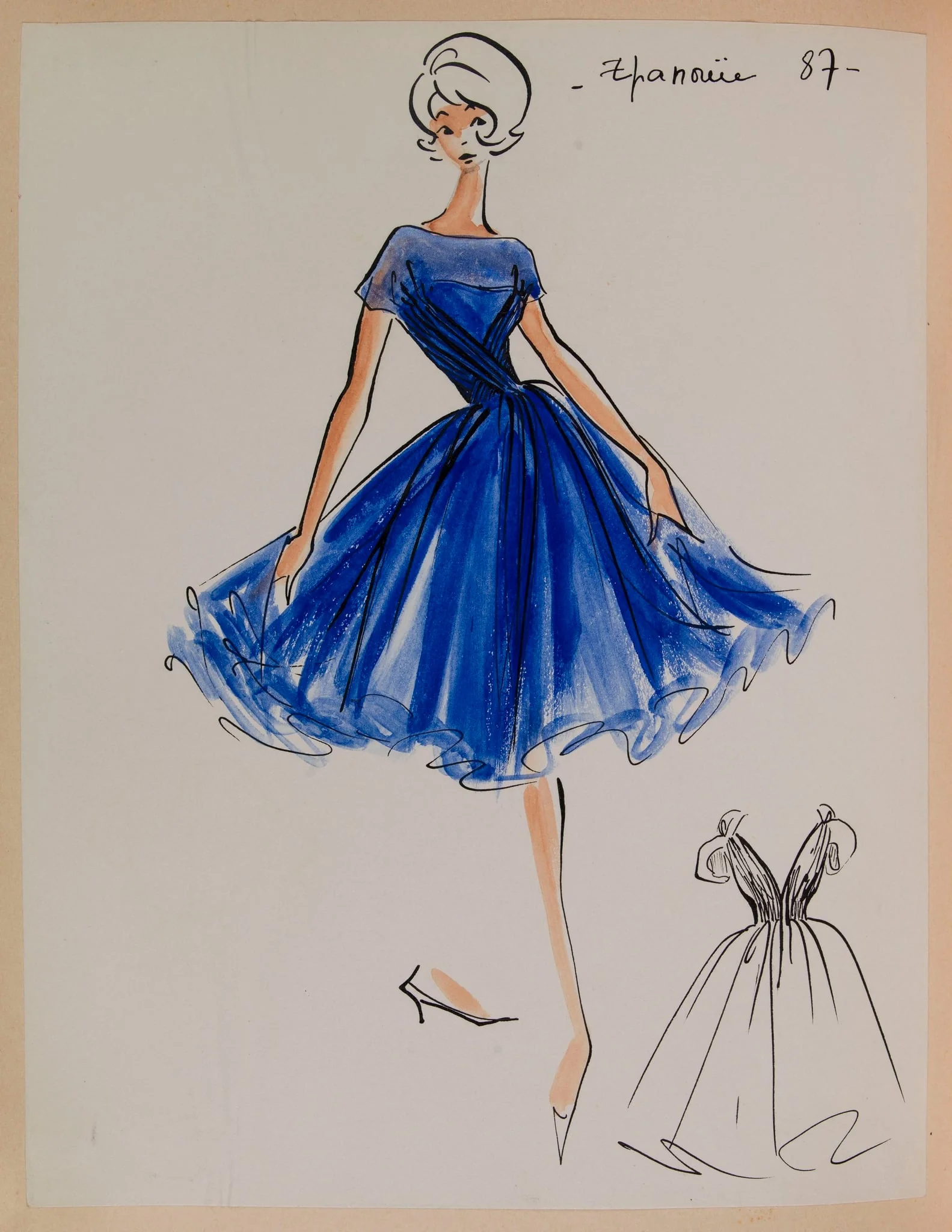 Epanouie, by Carven, 1958