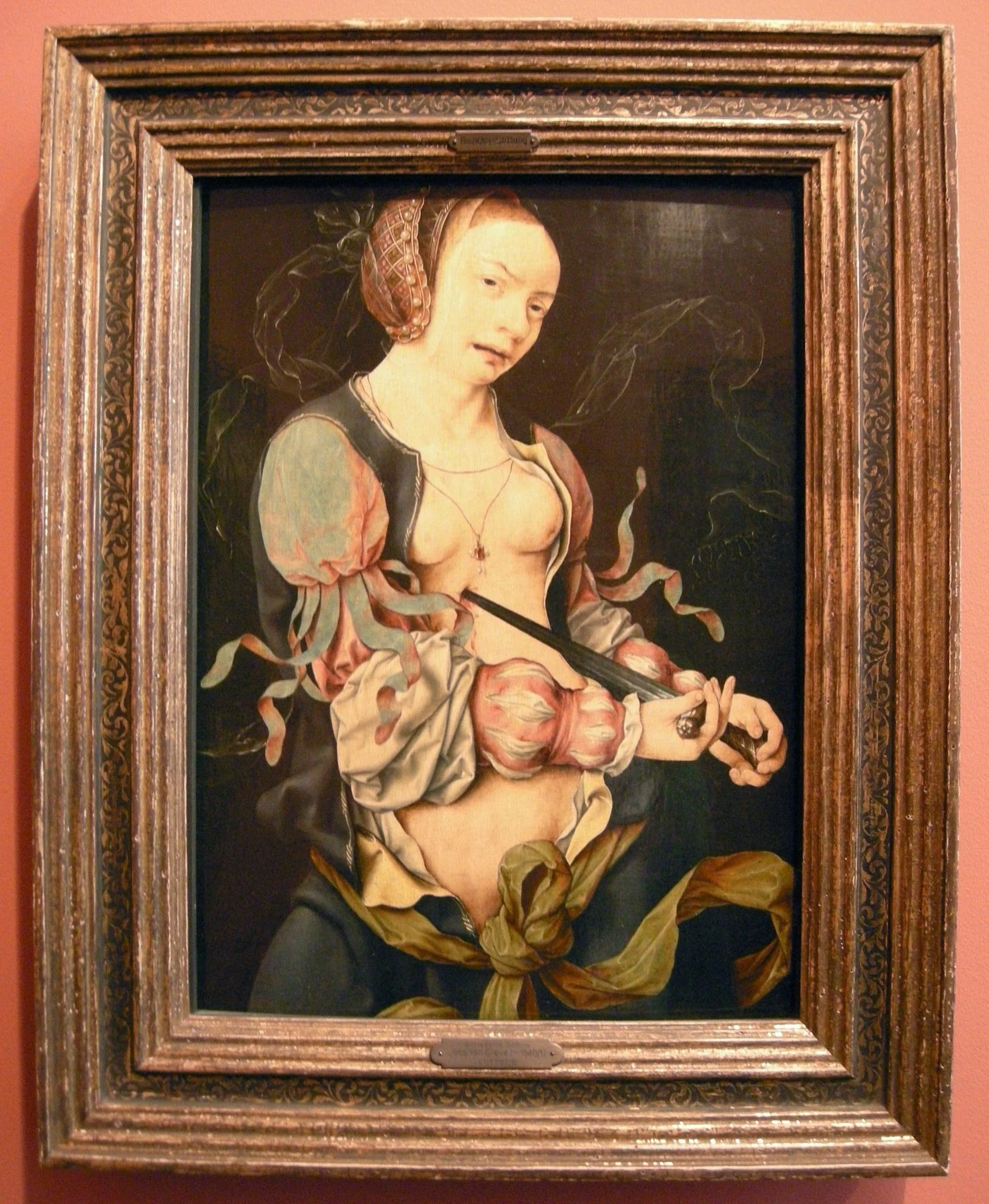 Lucretia, by Joos van Cleve, oil, 1519