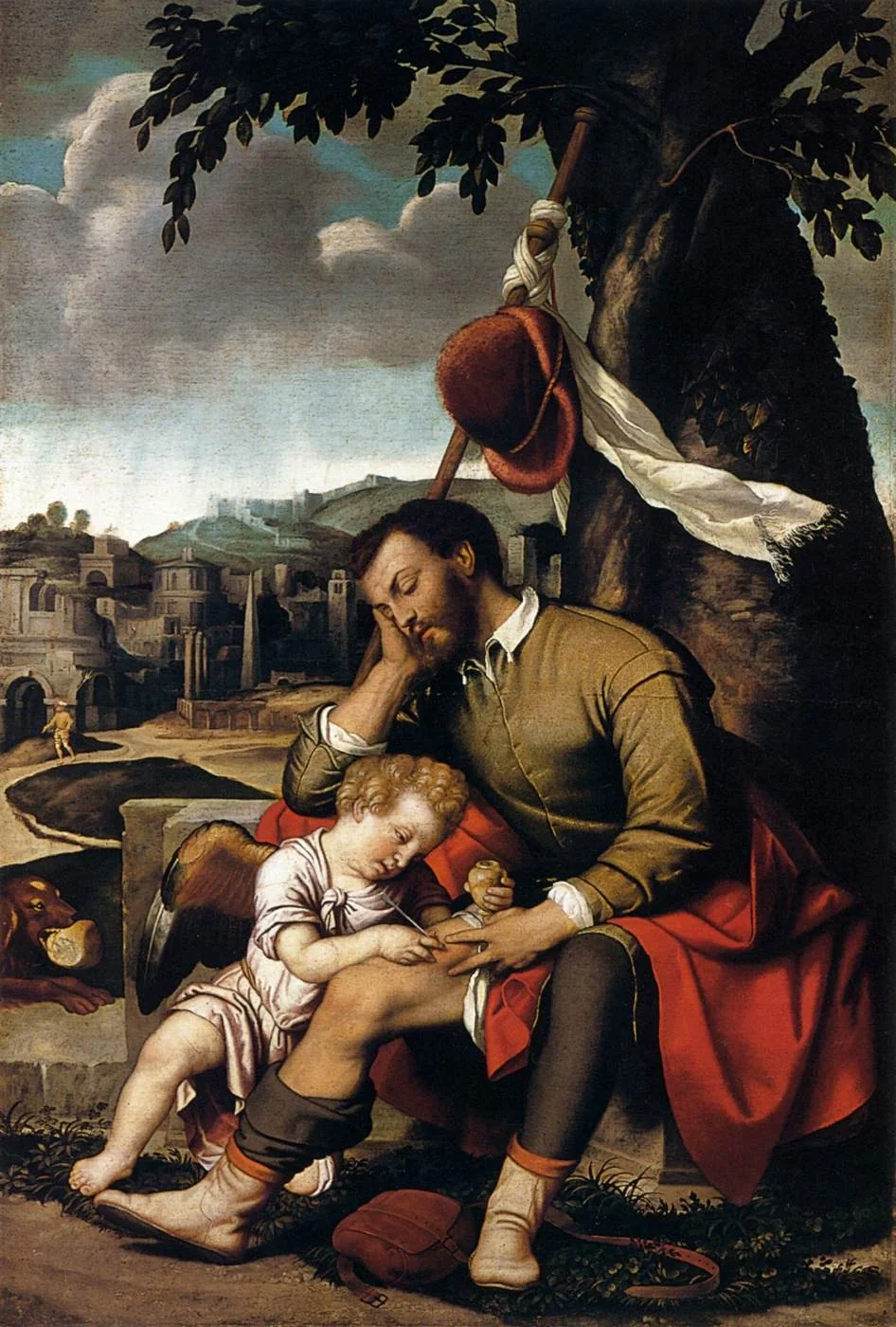 Saint Roch Cured by the Angel