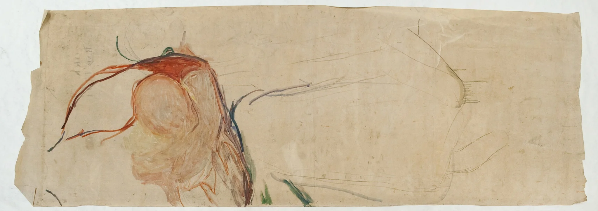 Alma Mater: Central Figure, by Edvard Munch, oil, 1910