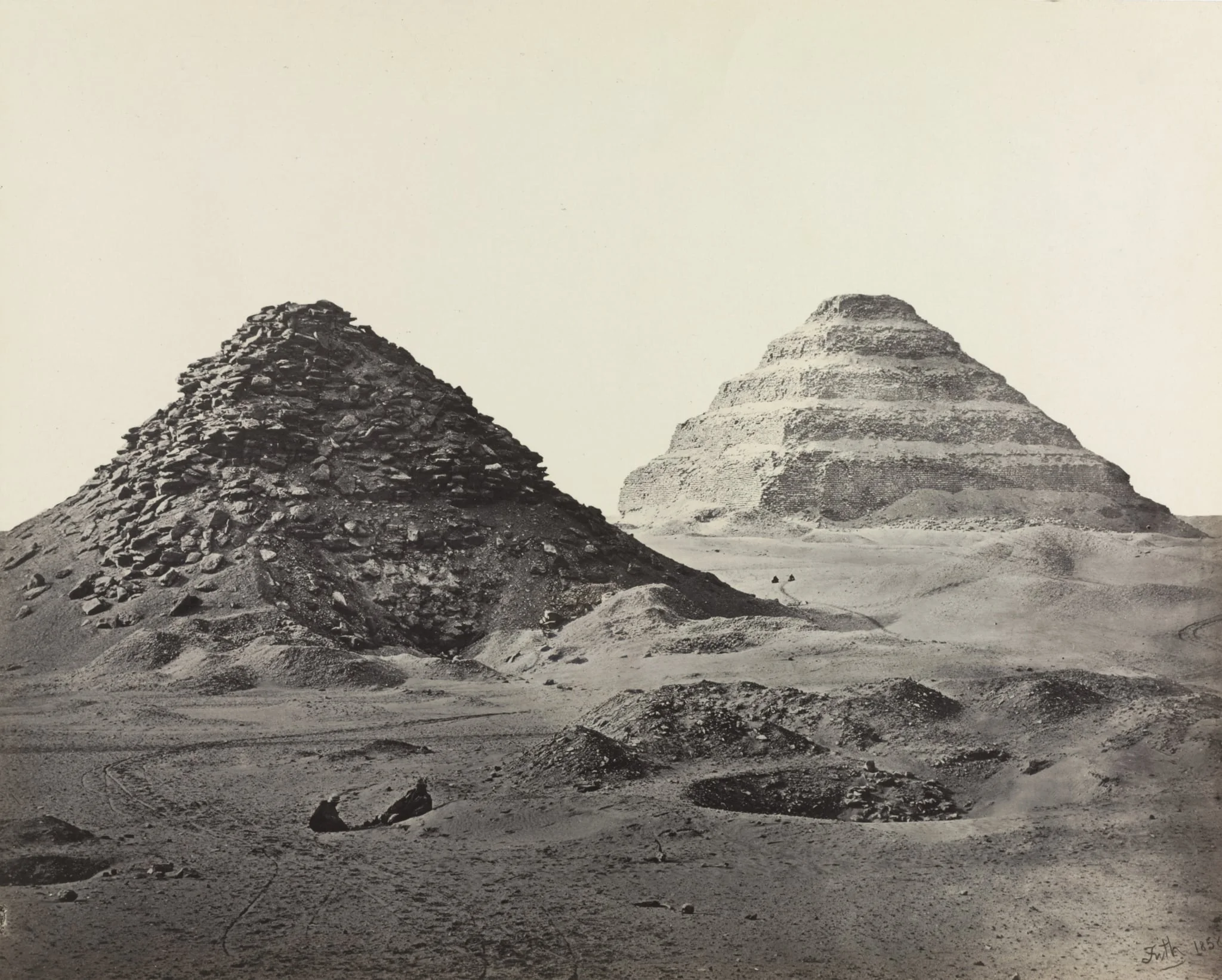 The Pyramids of Saqqara, from the Northeast