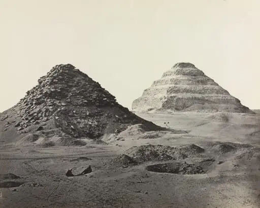 The Pyramids of Saqqara, from the Northeast