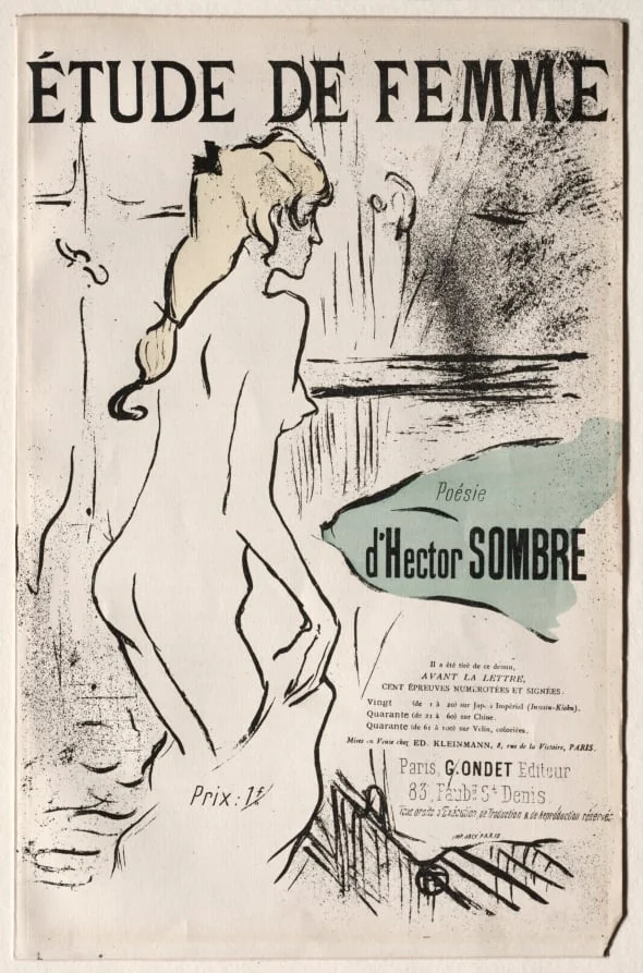 Étude de Femme, by Henri de Toulouse-Lautrec, 1893