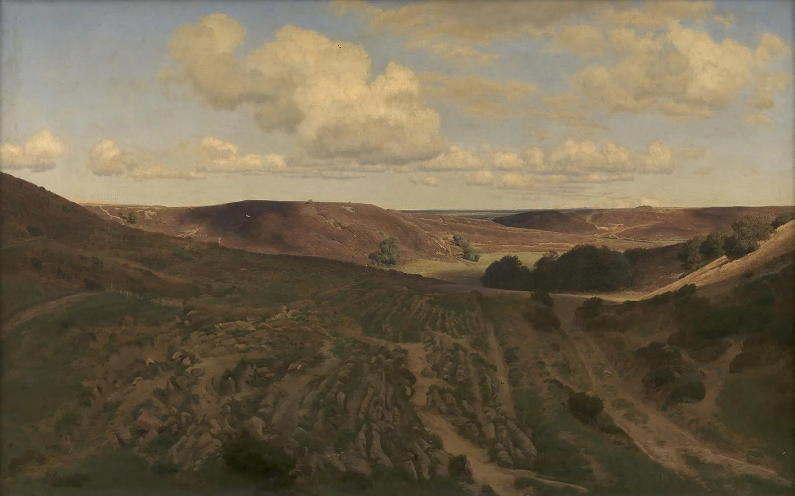 Landskab ved Nejsum i Vendsyssel, by Unknown, 1899