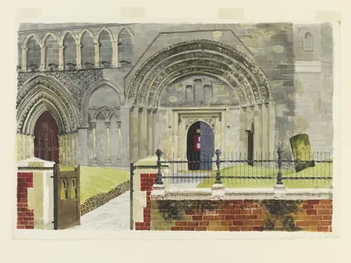 West Front of the Priory Church, Dunstable, Bedfordshire