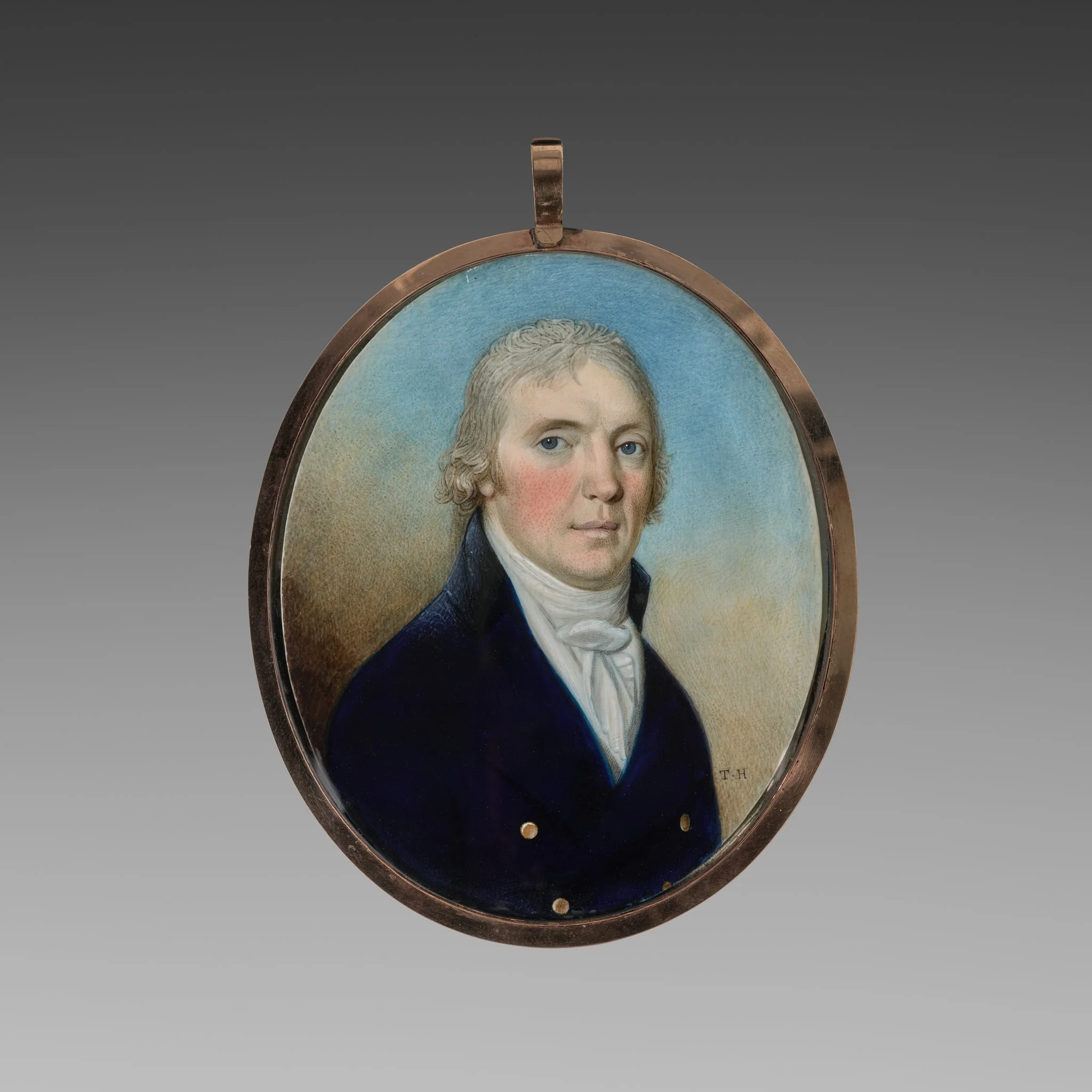 Portrait of a Man, by Thomas Hazlehurst, unspecified, 1780