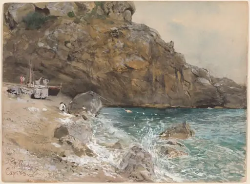 The Beach at Marina Piccola, Capri