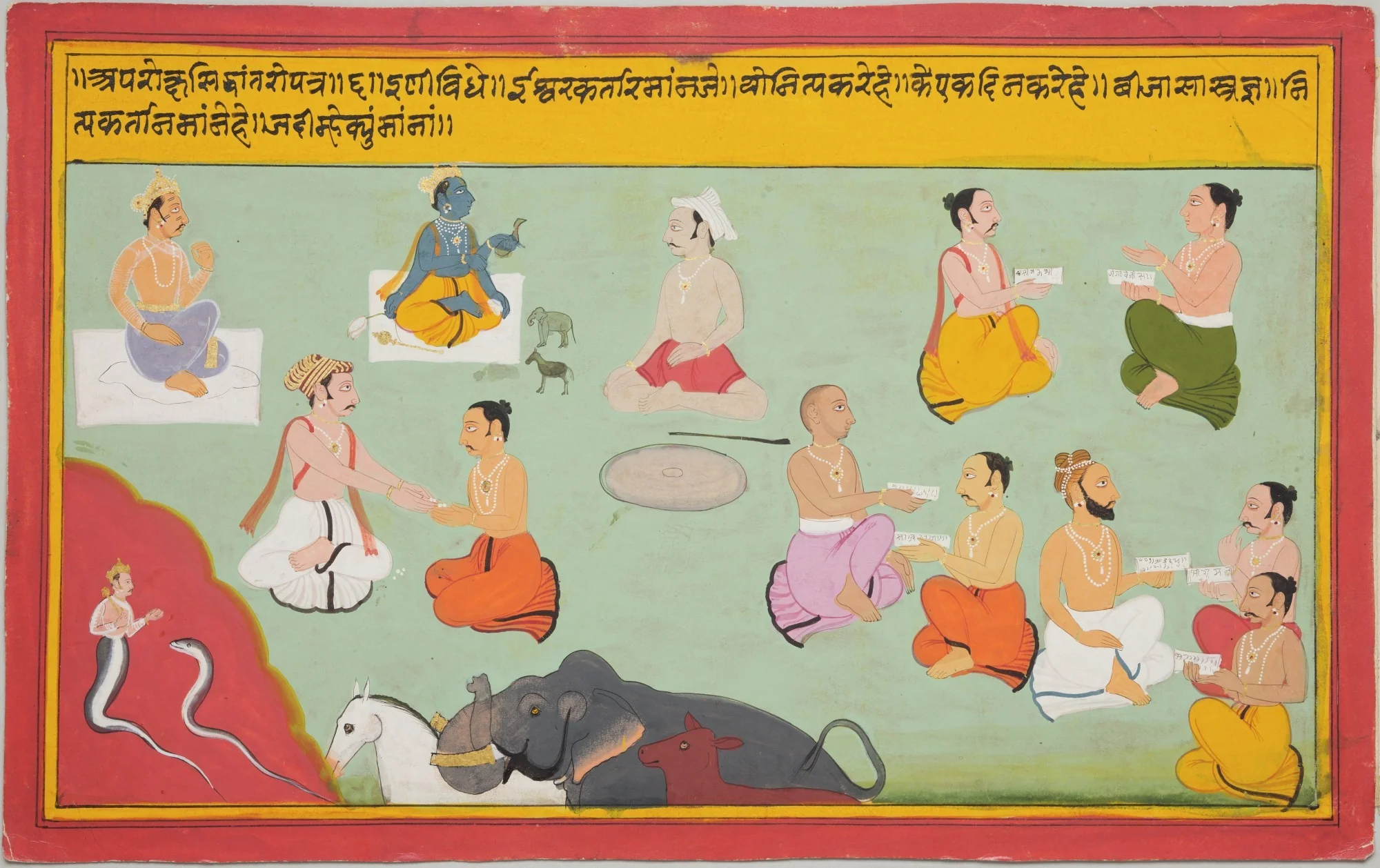 Worship of Hindu Deities (1 of 18), by Unknown, unspecified